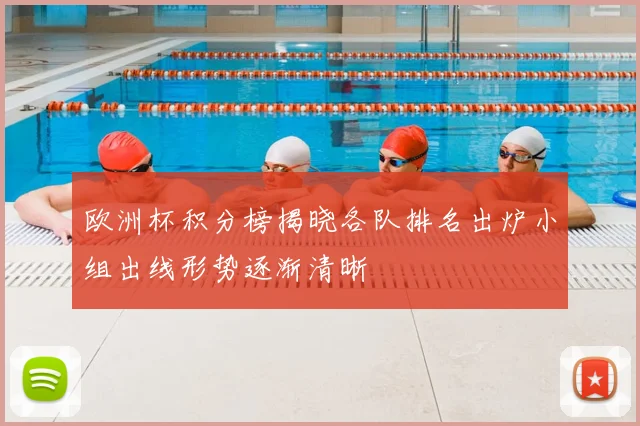 欧洲杯积分榜揭晓各队排名出炉小组出线形势逐渐清晰
